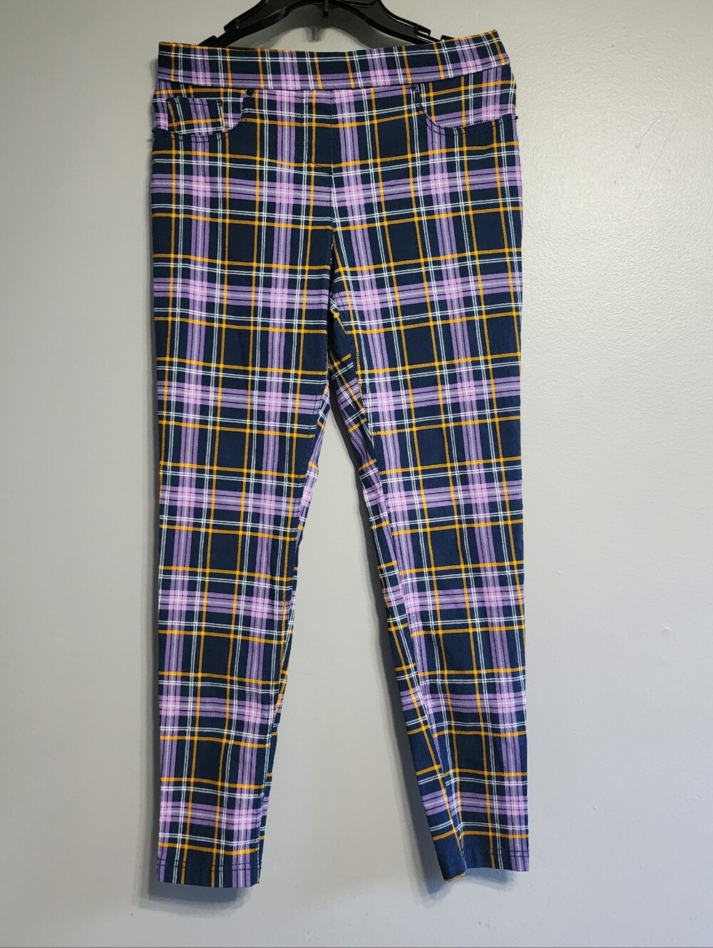 Y2k Plaid Stretch Pants